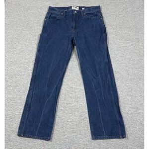 Seager Jeans Mens 36 Tag (34x30 Fit) Blue Good Ol' Denim Outdoor Workwear